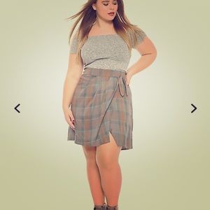 Outlander Plaid Wrap Skirt